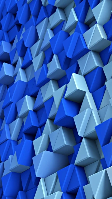 Blue Geometric Pattern