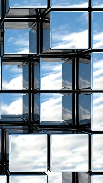 Reflective Cubes Pattern