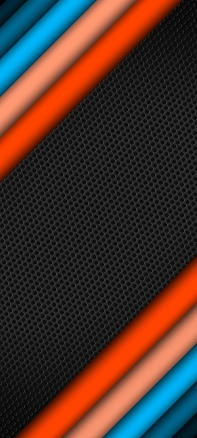 Abstract Black Colorful Strips Background