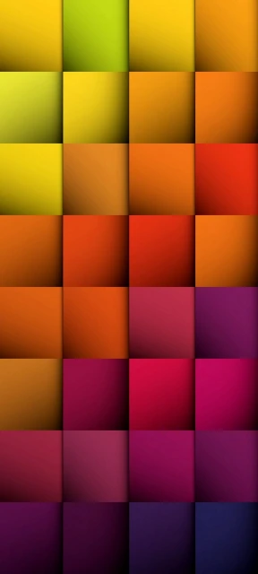 Gradient color squares pattern
