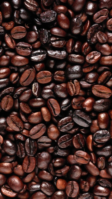 Roasted Coffee Beans Close Up