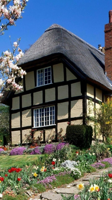 Thatched Cottage With Garden