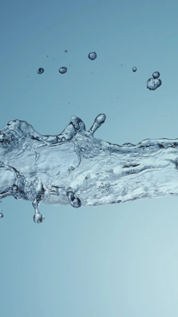 Water Splash With Droplets