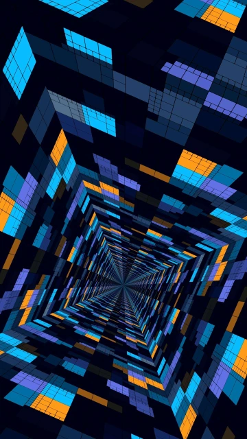 Abstract Colorful Blocks