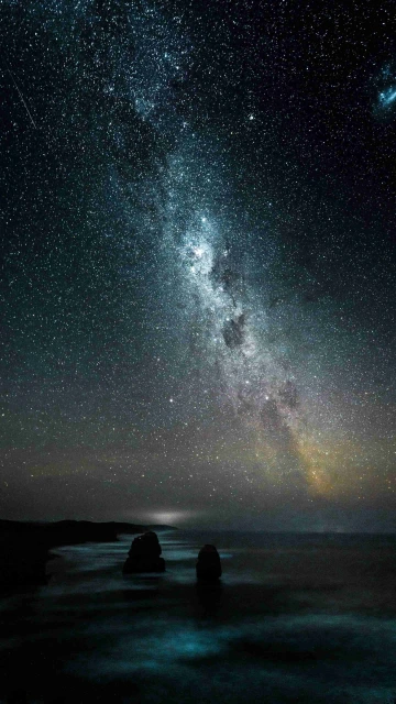 Beach Milky Ways Sky