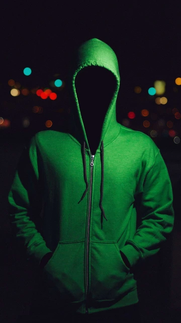 Green Hood Man 4K