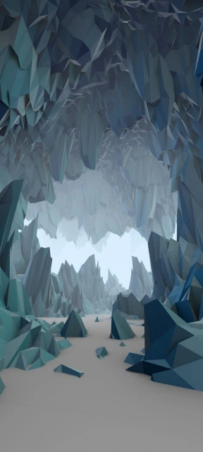 Low Poly Ice Cave