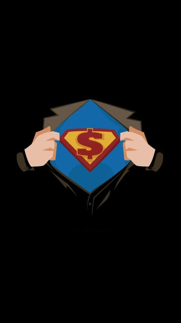 Superhero Dollar Symbol