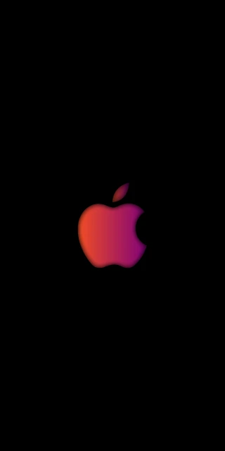 Apple Logo Gradient Background