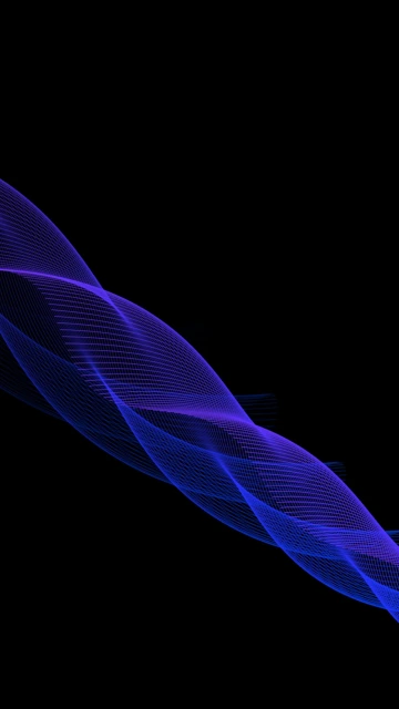 Blue Purple Light Wave
