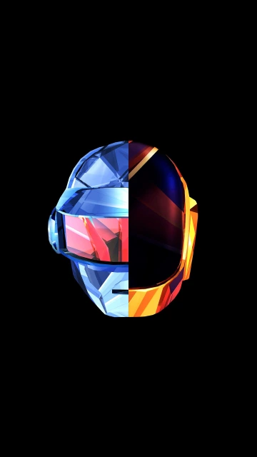 Daft Punk Helmet Split