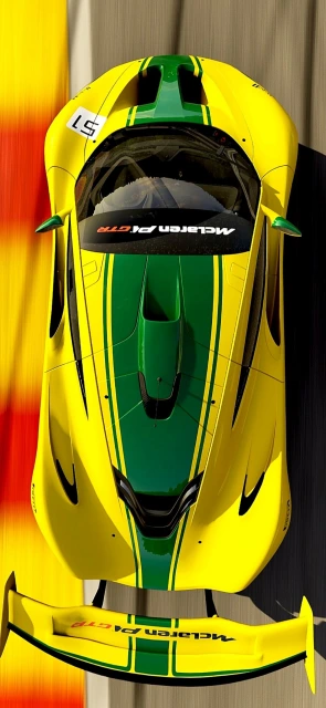 McLaren P1 GTR Top View