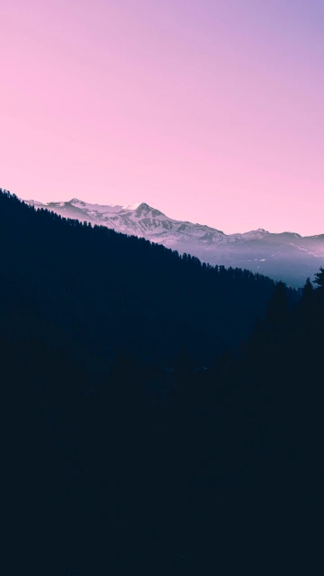 Mountain Sunset Landscape