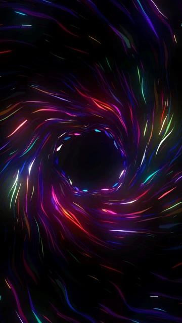 Neon Spiral Background