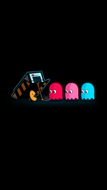 Pac Man and Ghosts