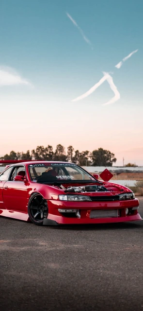 Red Modified Car