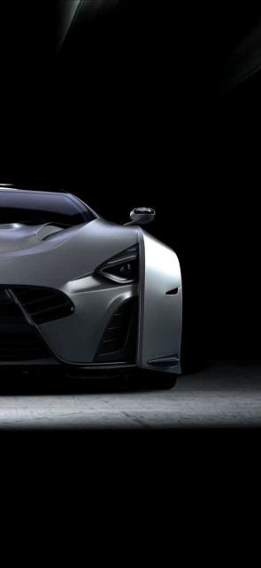 Silver Sports Car Side Profile