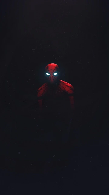 Spider Man Glowing Eyes