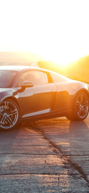Sports Car Sunset