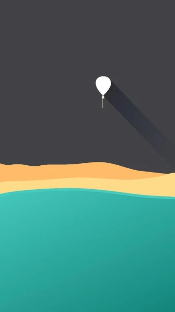 Beach Minimal Background HD
