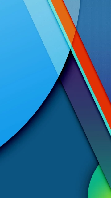 Blue Orange Green Abstract Background