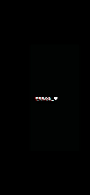Glitched Error Text With Heart