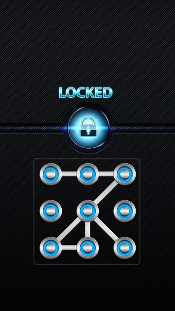 Locked Screen Pattern Unlock Interface