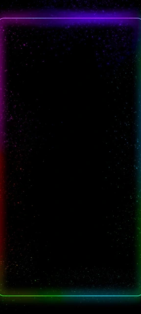 Neon Border Glitter Wallpaper