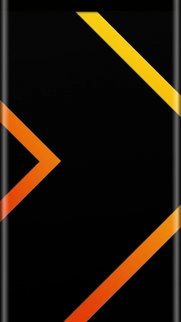 Orange and Yellow Chevron Pattern