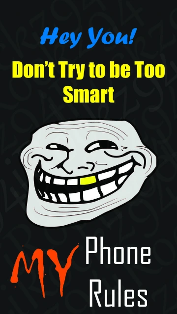Troll Face Hey You Dont Try to Be Too Smart