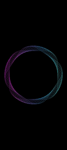 Color Gradient Circle Pattern