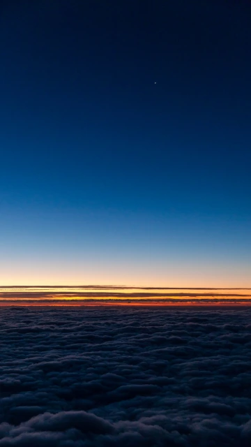 Horizon Sky Clouds Sunset
