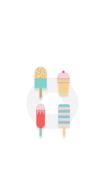 Ice Cream and Popsicle Illustration