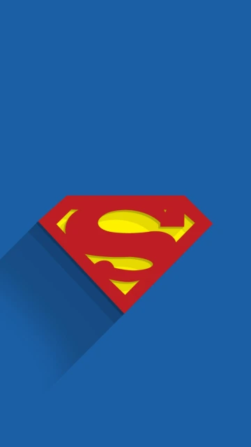 Superman Logo Minimal Background HD