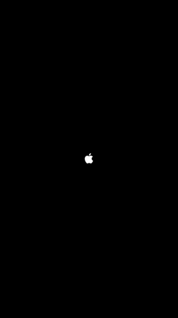 White Apple Minimal Background HD
