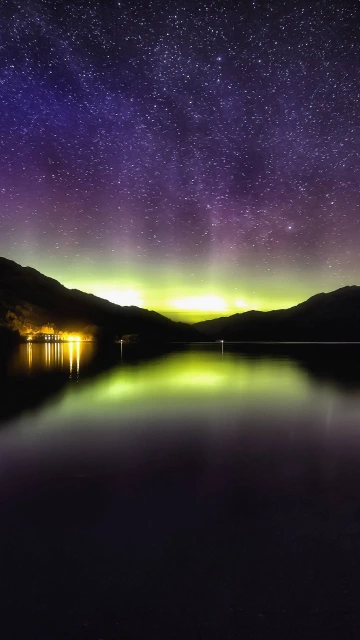 Aurora Starry Sky Night Colors