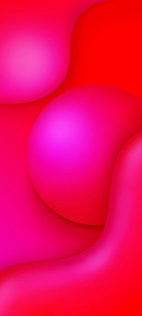 Red and Pink Abstract Shapes