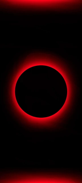 Red Glowing Ring Eclipse