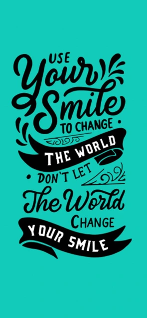 Use Your Smile Motivational Background