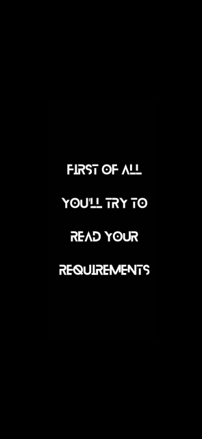 Your Requirements Background