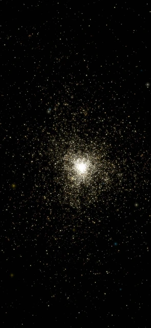 Bright Star Cluster in Space