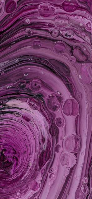 Purple Swirl Abstract Art