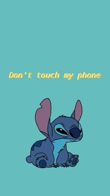 Stitch Dont Touch Phone