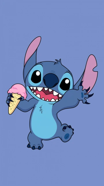 Stitch With Ice Cream