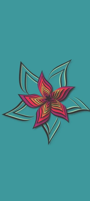 Vector Star Flower Wallpaper