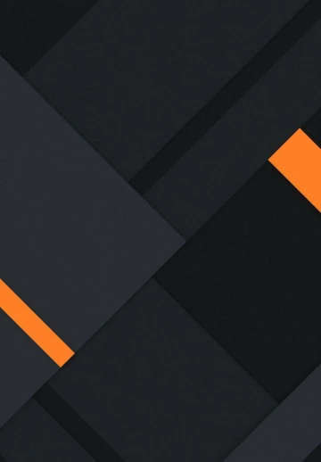 Black Orange Abstract Angle