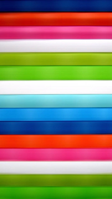 Colorful Horizontal Stripes Background