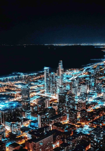 Fast Motion Ligth Of City