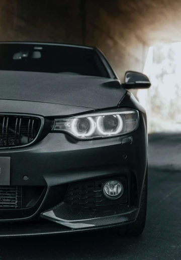 Mat Black Sports Car