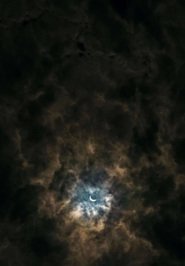 Moon Clouds Sky